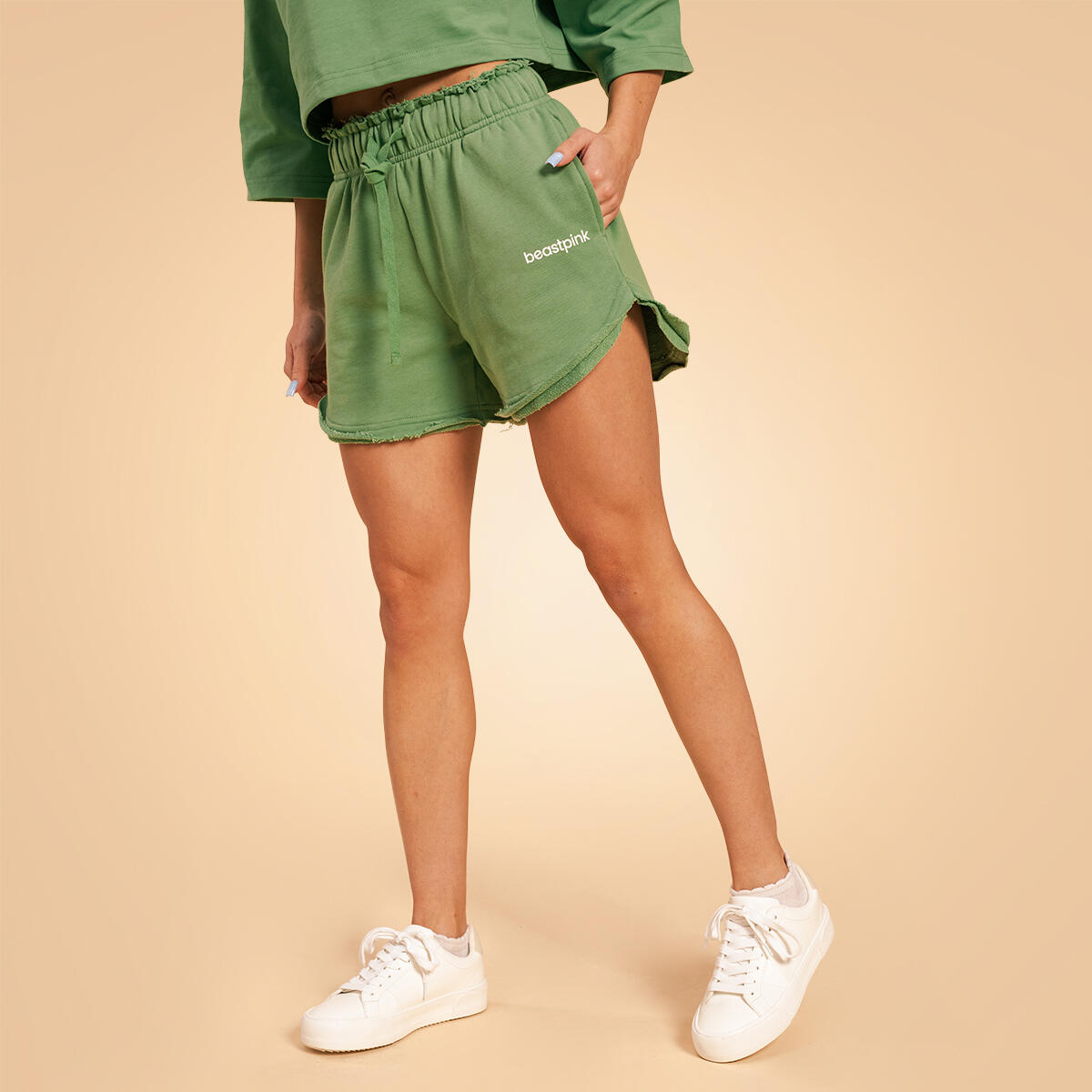 Donna pantaloncini cotone Olivine Serenity 5/7