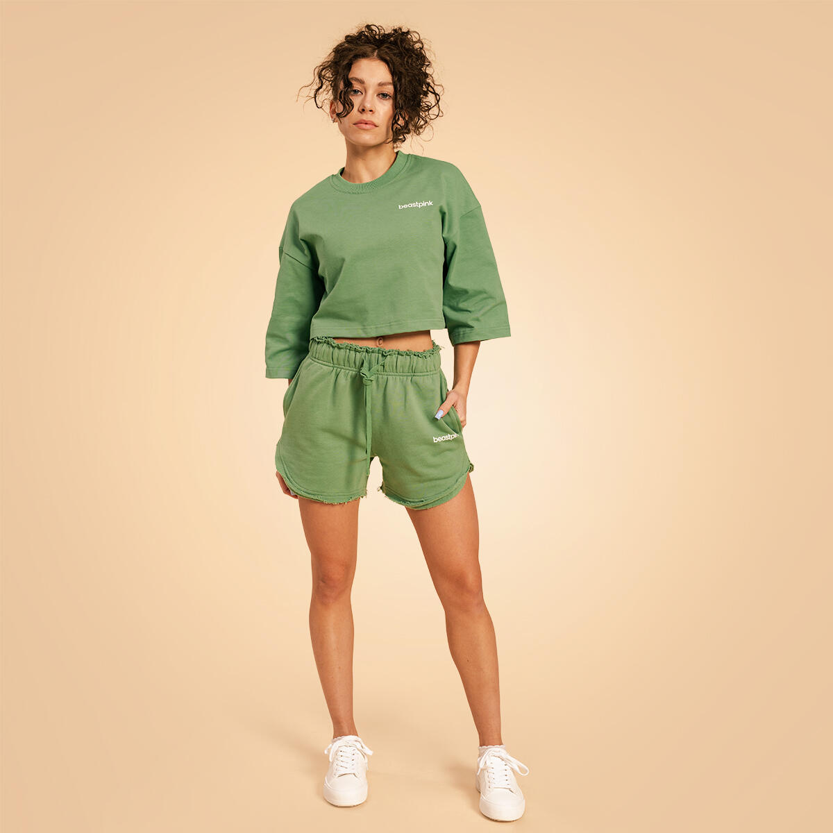 Donna pantaloncini cotone Olivine Serenity 3/7