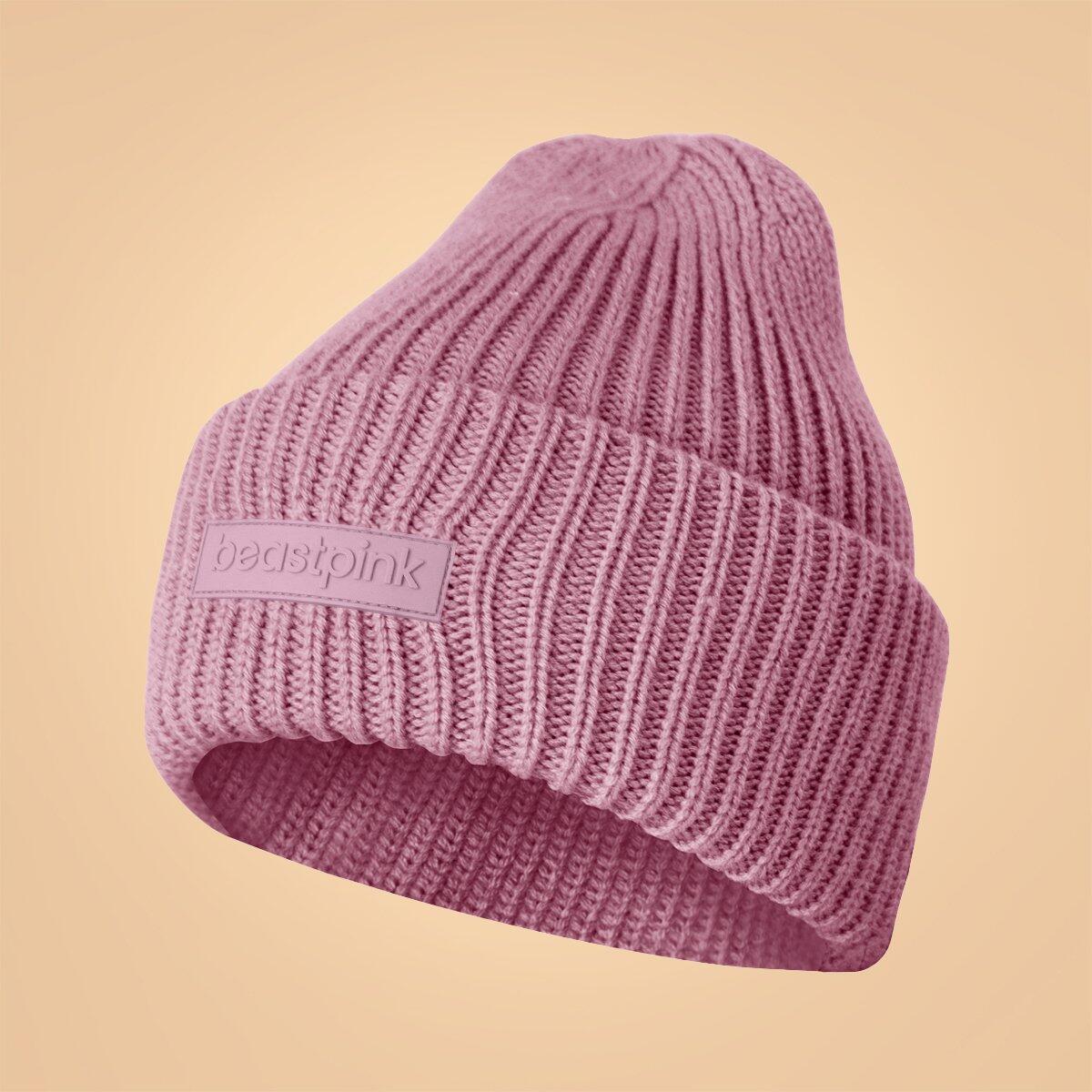 BEASTPINK Zimní čepice Beanie Pink