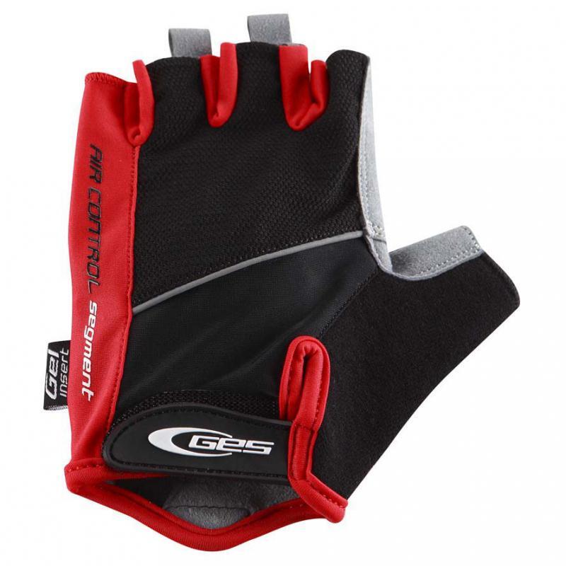 GES Guantes Cortos Evo Negro y Rojo Ges