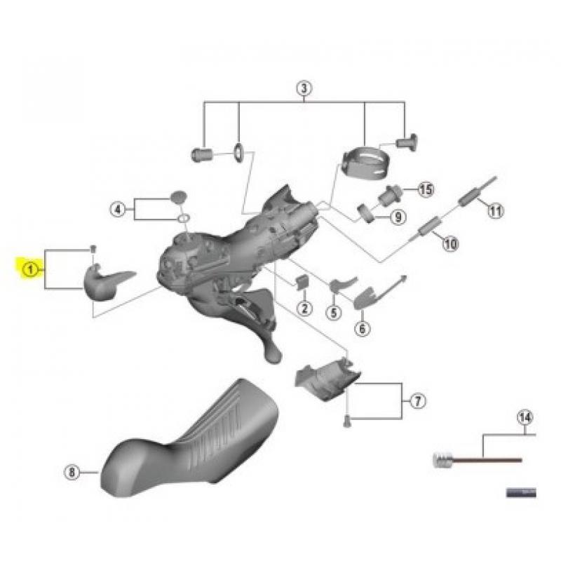 Embellecedor De Maneta Derecha Shimano