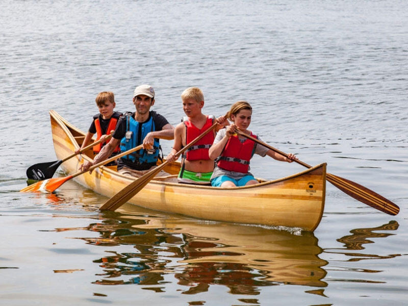 Pagaje do łodzi John Paddle Canoe Beavertail sosnowe 7/7