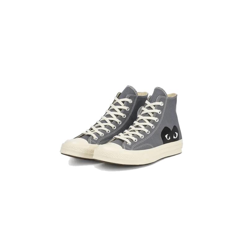 schoenen Converse Chuck Taylor 70s Hi Comme des Garcons Play Steel Grey