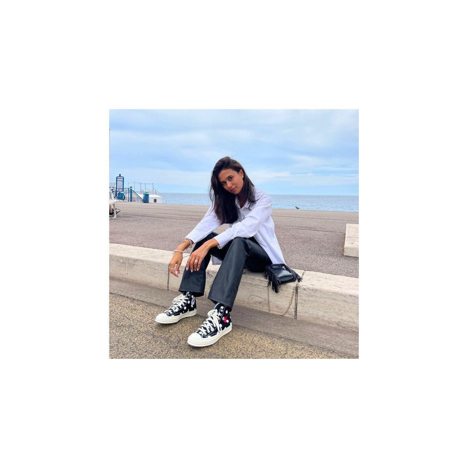 Converse comme des garçons noir a pois hotsell