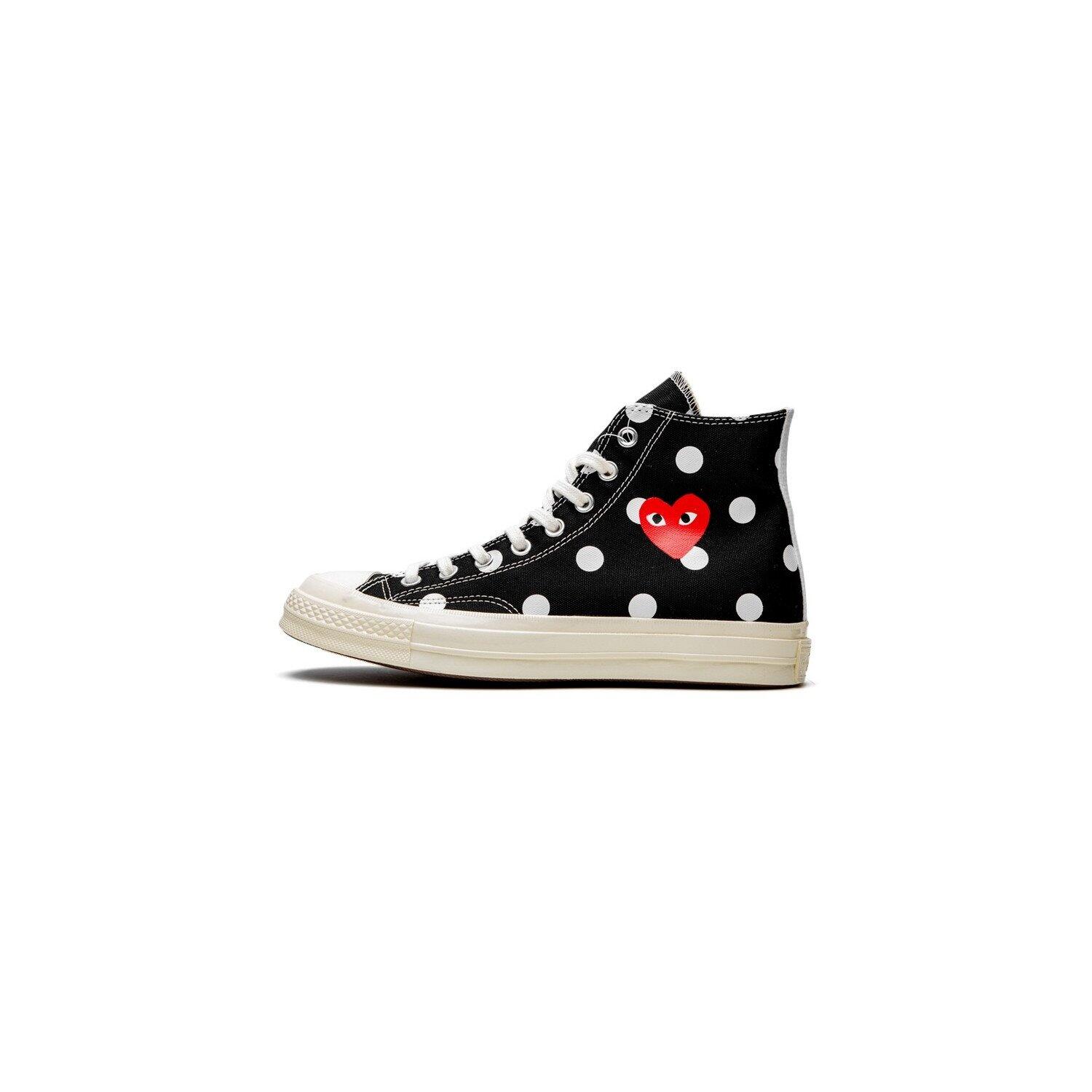 Converse comme des garcons a pois best sale