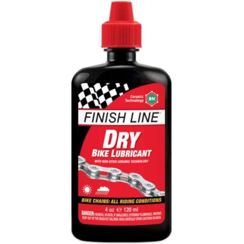 FINISH LINE Finish Line Dry Bike Lubricant Chain Oil Drip Bottle (Ceramic Tech) 120 ml/4oz