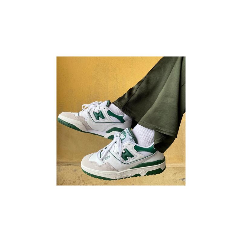 zapatillas New Balance 550 White Green