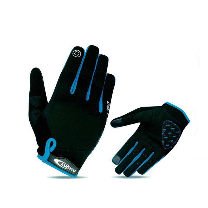 GES | Guantes Largos Gel Pro  Azul-Negro  -