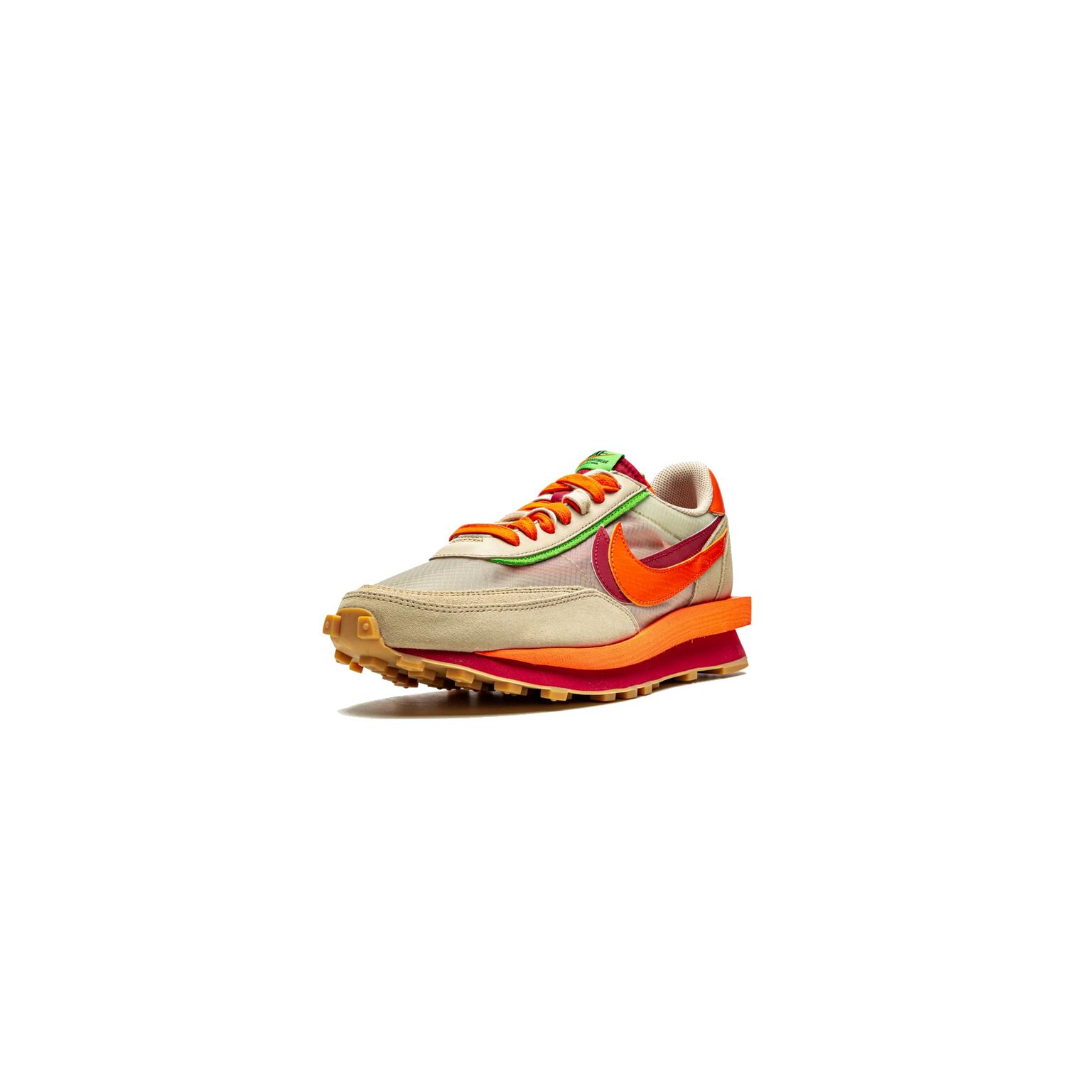 nike sacai clot ld waffle orange