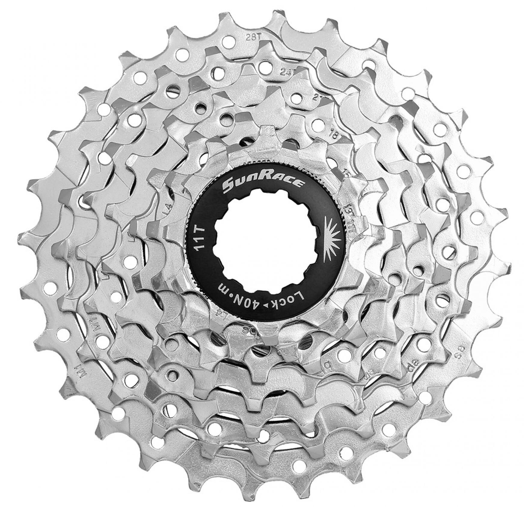 Cassetta SunRace CSM63 7S Argento 2/3