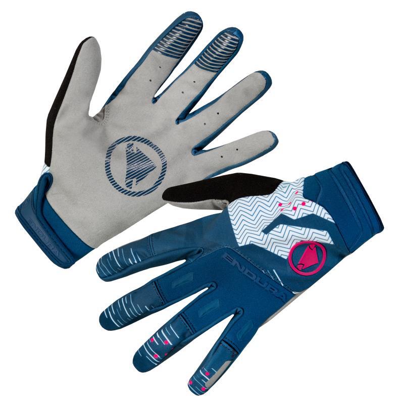 Guantes Largos Cortavientos SingleTrack  Azul Oscuro  Endura 1/2