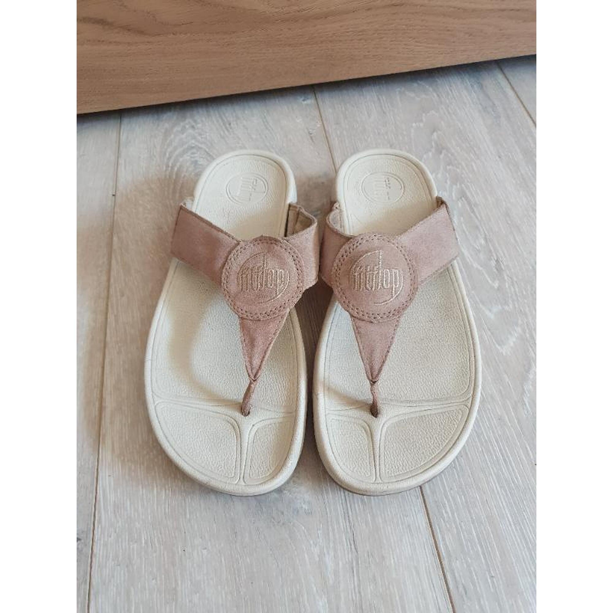 Tussen Particulieren - beige FitFlop slippers maat 38