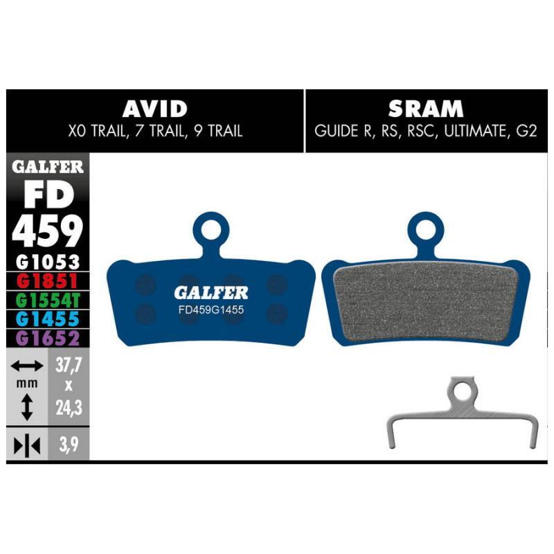 Pastillas De Freno Road Compatible Avid Sram  FD459G1455  Galfer