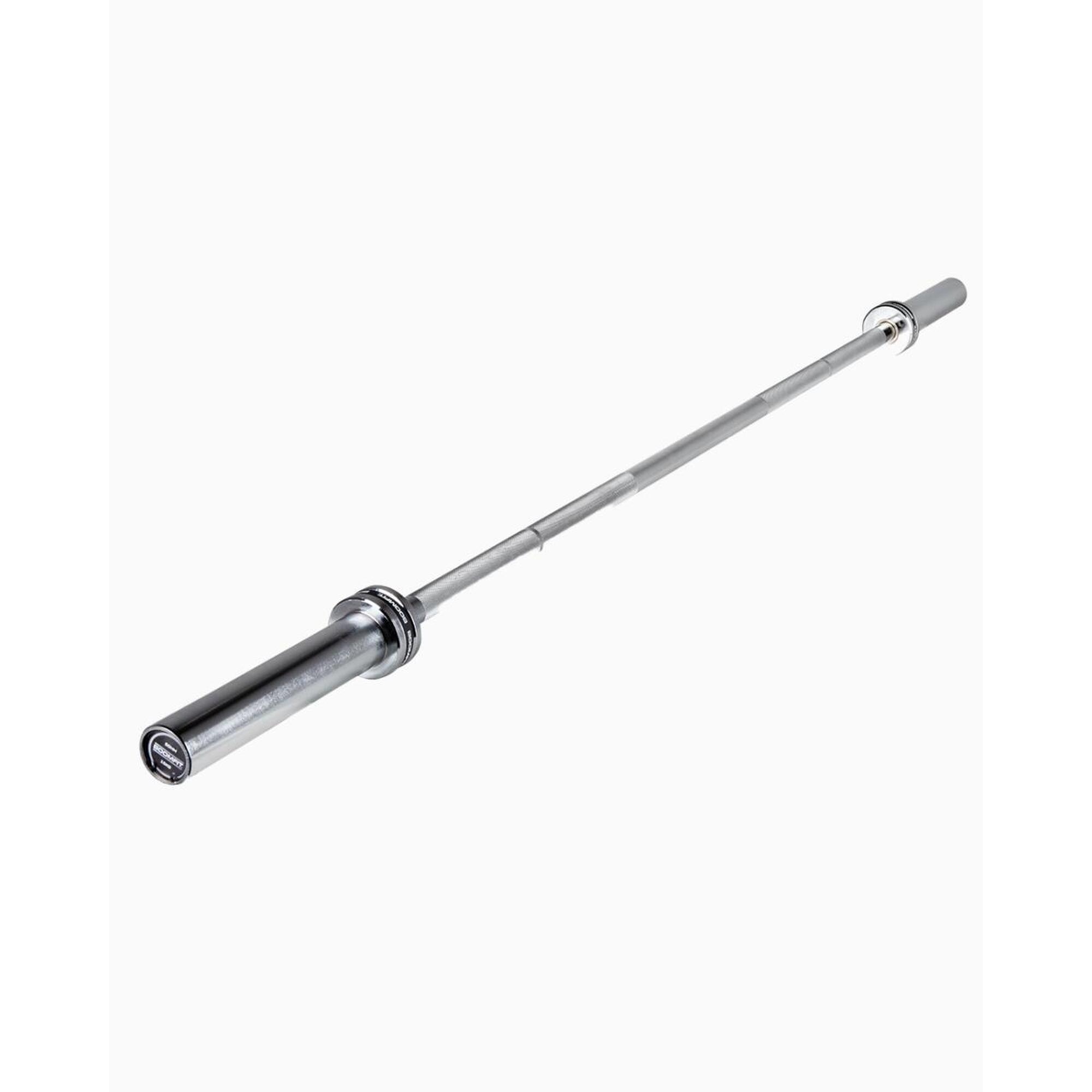 Boomfit - Barre Olympique 15kg - Boomfit - Barre D'Haltérophilie - Gris - Taille Unique - Decathlon