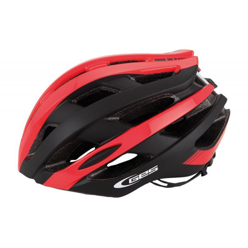 Casco De Ciclismo Icon 12  Rojo Negro  Ges