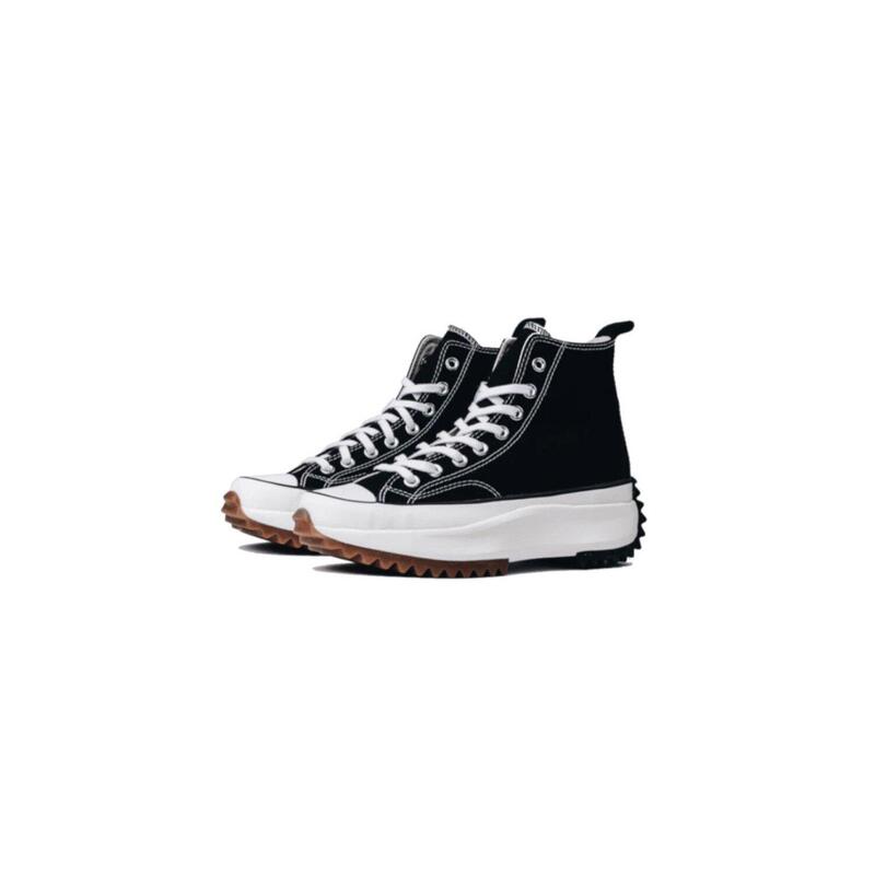 chaussures Converse Run Star Hike Hi Black White Gum