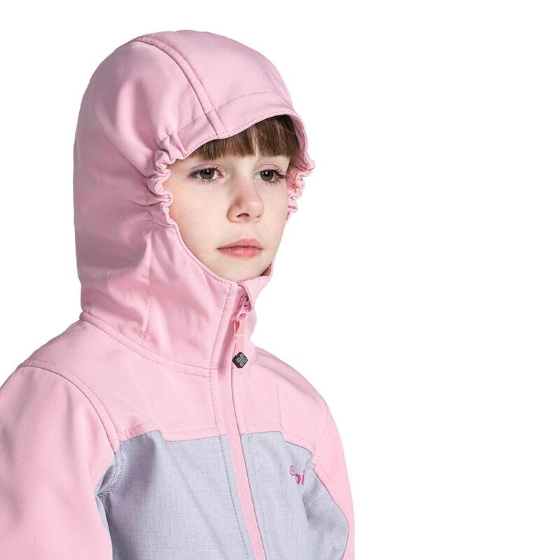 Chaqueta softshell RAVIA-J para niños/niñas KILPI Rosa claro