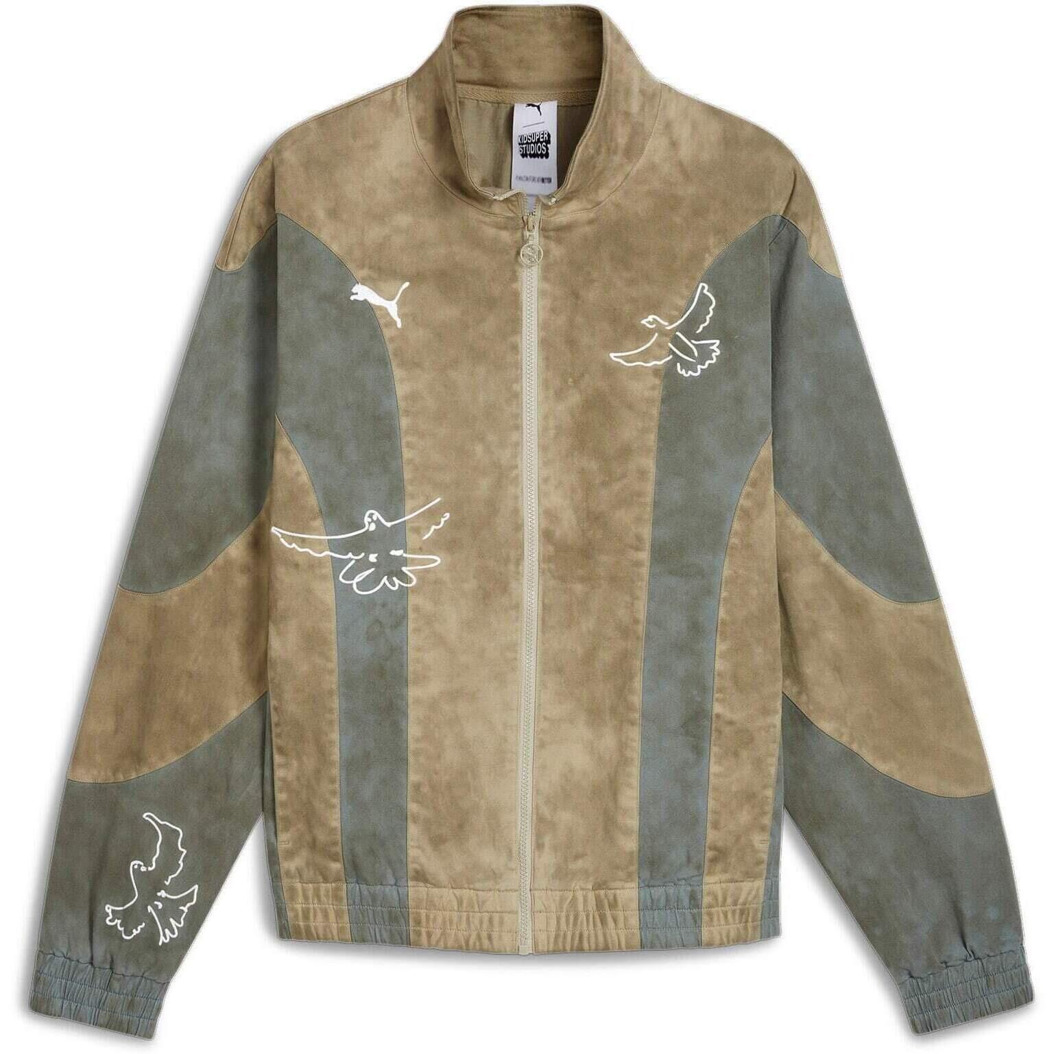 Veste Puma X Kidsuper Track Jacket, Beige, Hommes 4/4