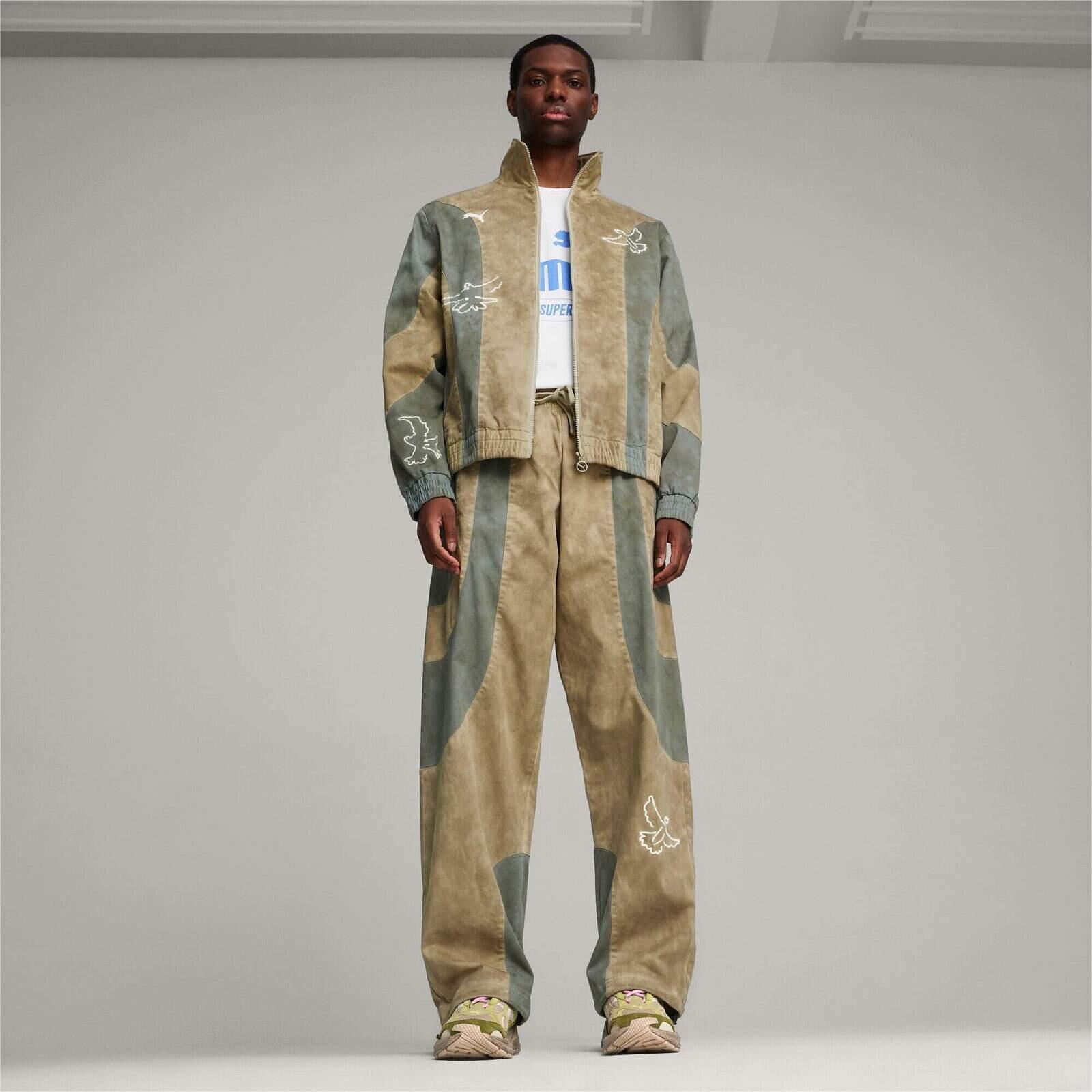 Veste Puma X Kidsuper Track Jacket, Beige, Hommes 3/4