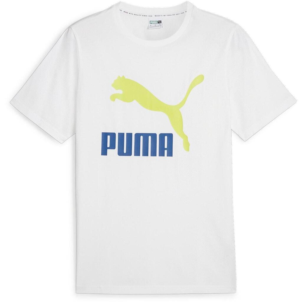 тениска Puma Classics Logo Tee S, Бял, Мъже