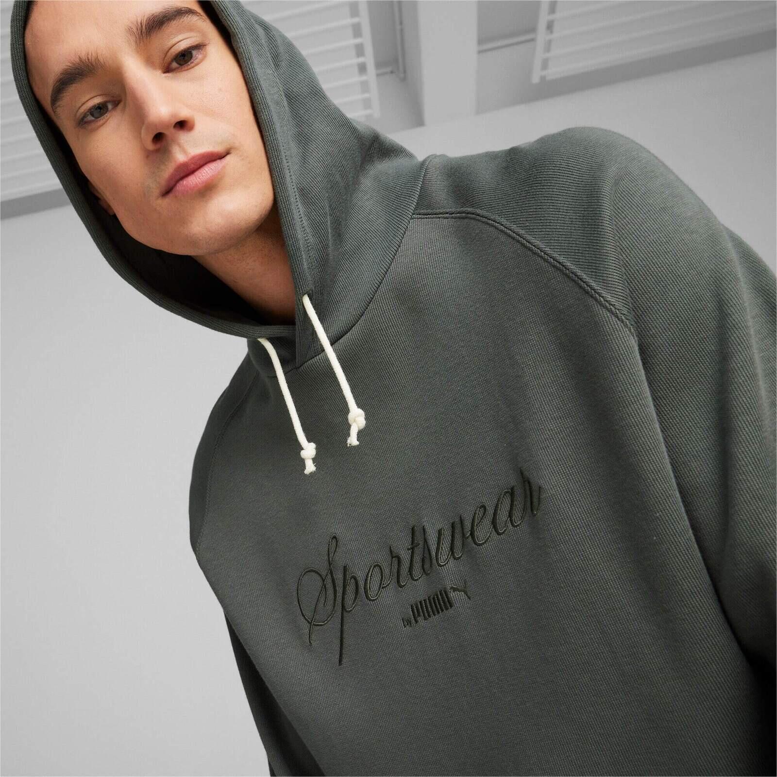 Capot Puma Classics Hoodie, Gris, Hommes 4/5