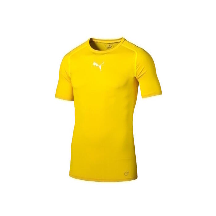 тениска Puma Liga Baselayer Tee Ss, Жълт, Мъже
