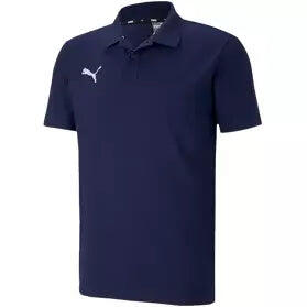T-shirt puma teamfinal 21 casuals polo, blauw, mannen