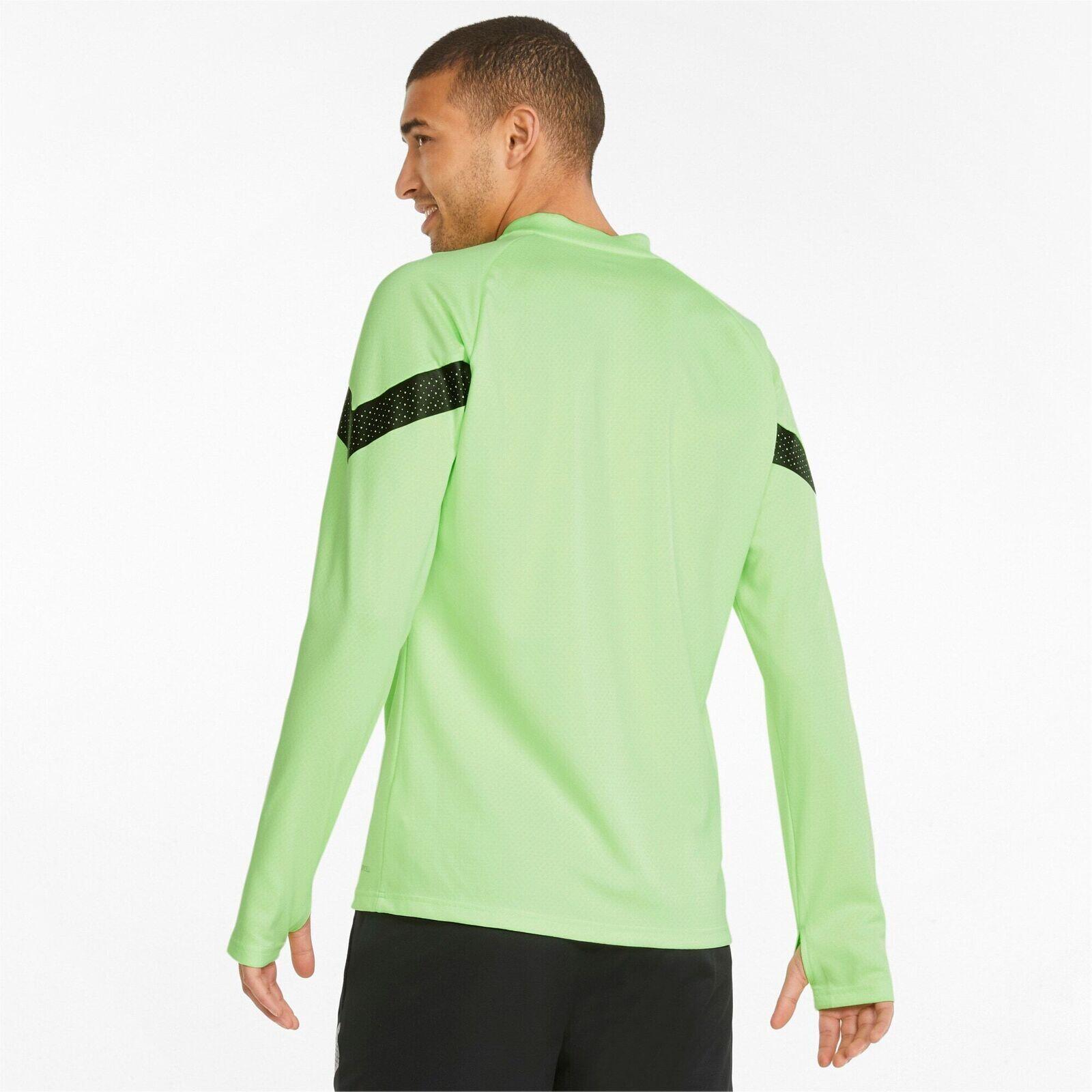 Blusa Puma Teamfinal Training 14 Zip, Verde, Hombre 2/5