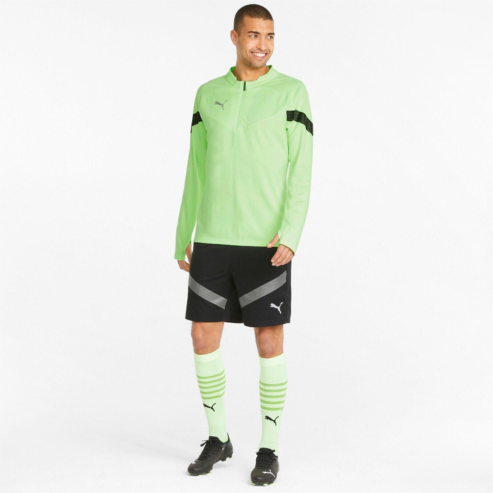 Blusa Puma Teamfinal Training 14 Zip, Verde, Hombre 3/5