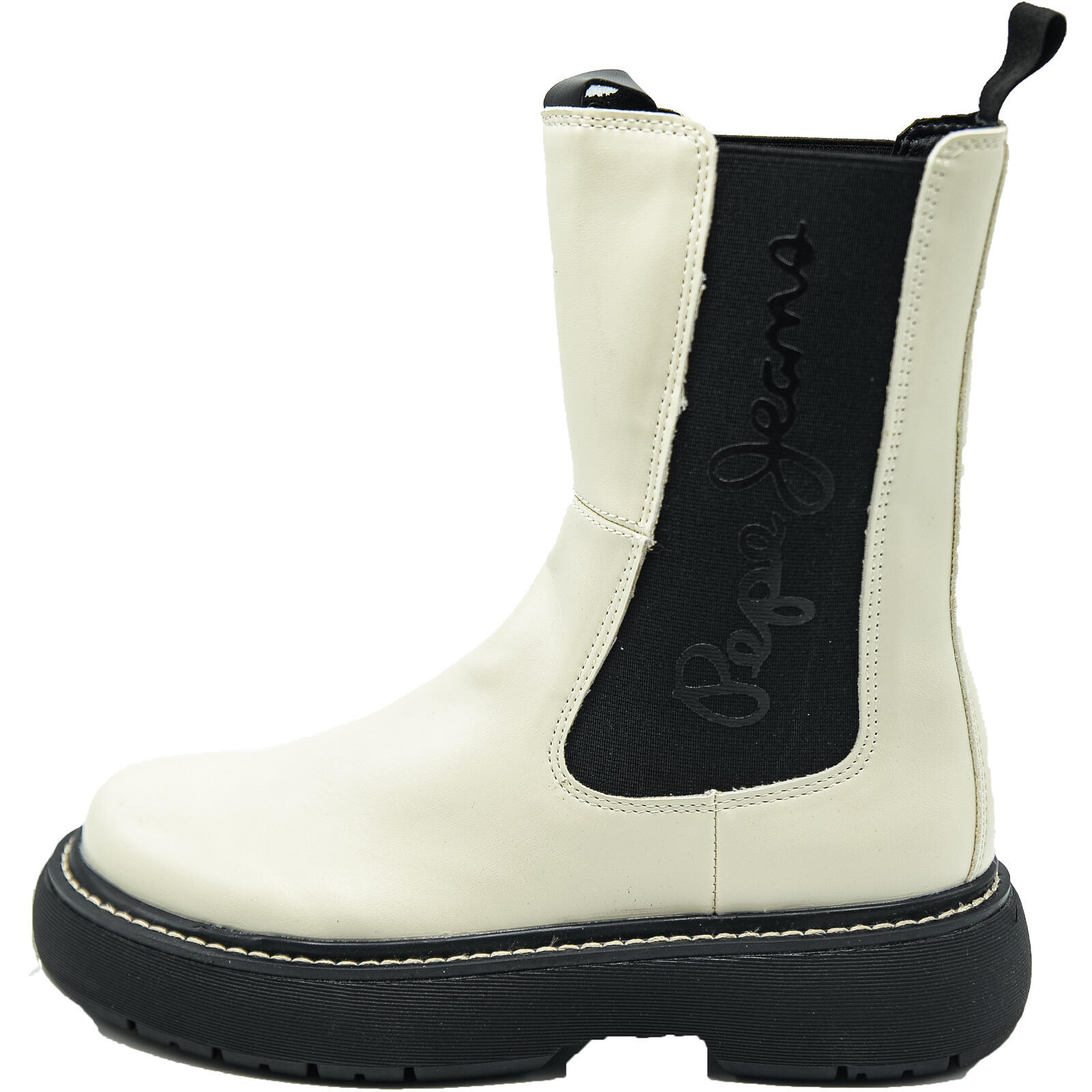 Pepe Jeans - Bottes Pepe Jeans Yoko Chelsea, Blanc, Femmes - Chaussures De Sport - Blanc - 38 - Decathlon