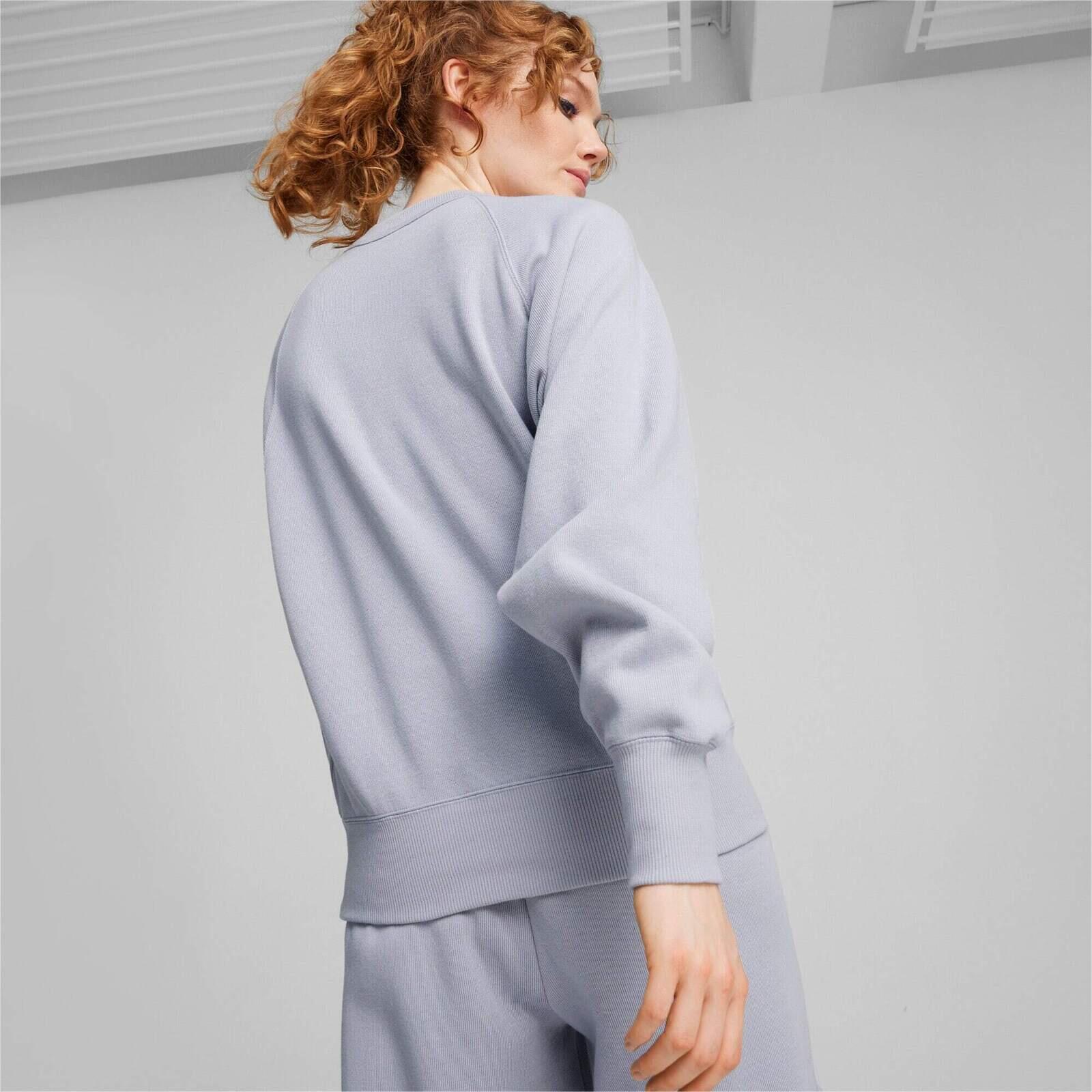 Chemisier Puma Classics Relaxed Crew, Gris, Femmes 2/5