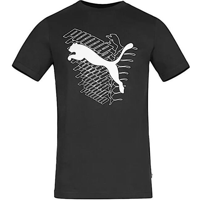 T-shirt Puma Graphics Cat Tee, Noir, Hommes 1/2