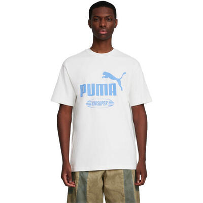 Camiseta Puma X Kidsuper Graphic Tee, Blanco, Hombre