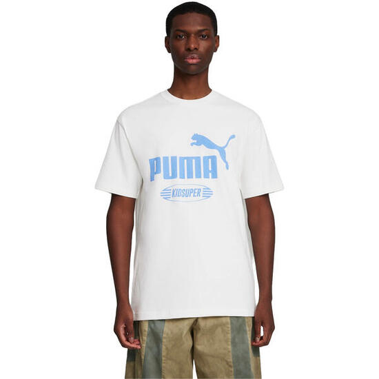 Camiseta Puma X Kidsuper Graphic Tee, Blanco, Hombre