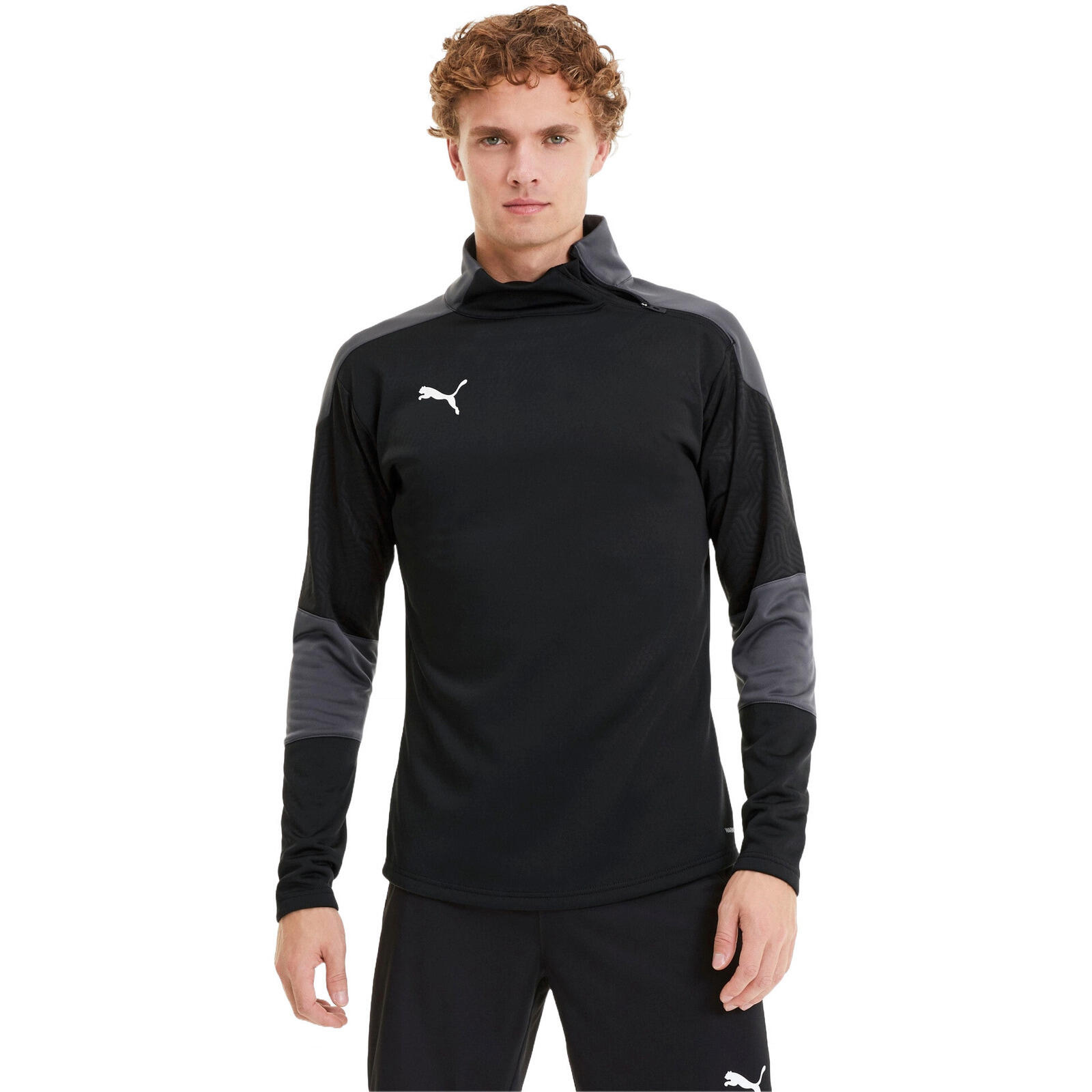 PUMA Blusa Puma Teamfinal 21 Training Fleece, Negro, Hombre