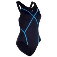 Strój Kąpielowy Aqua Sphere Capri – Czarno-Niebieski – Rozmiar 34