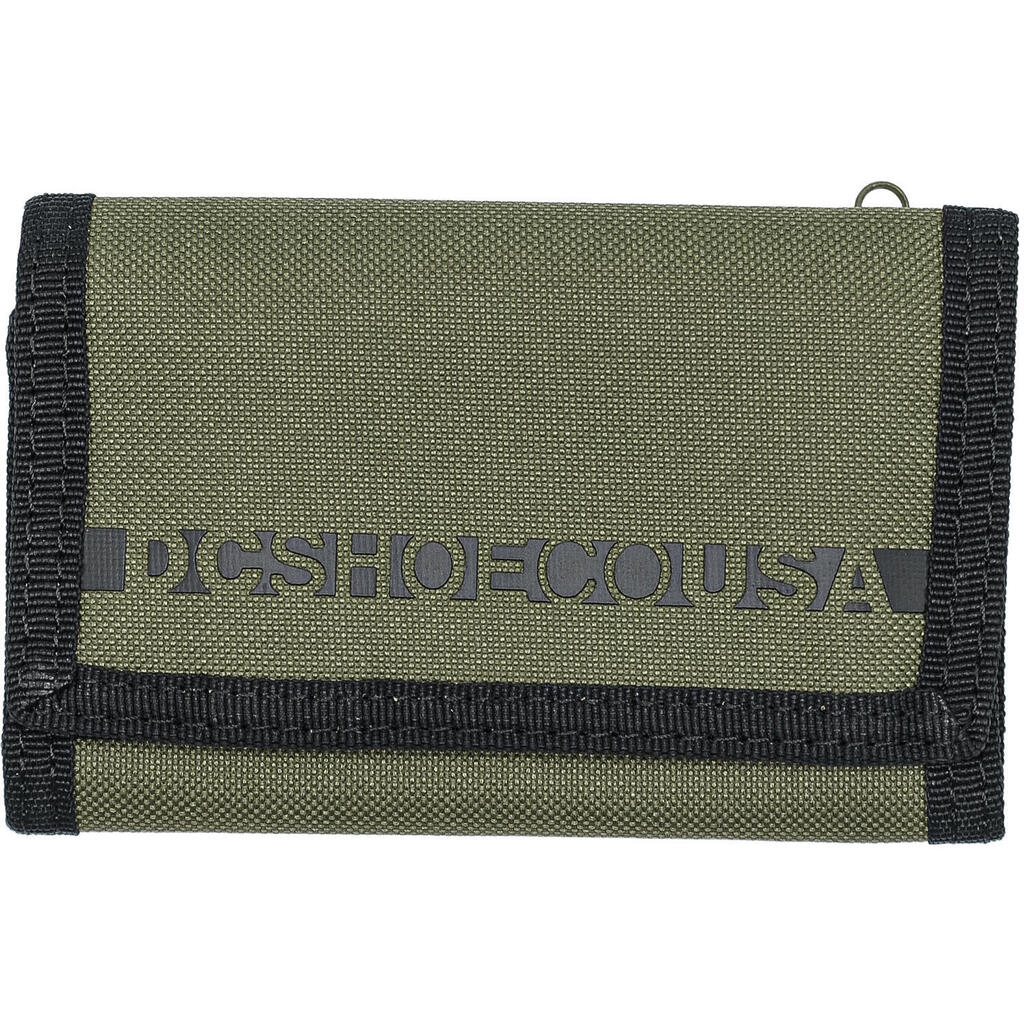 Wallet DC Shoes Ripstop Tri-Fold, Green, Unisex