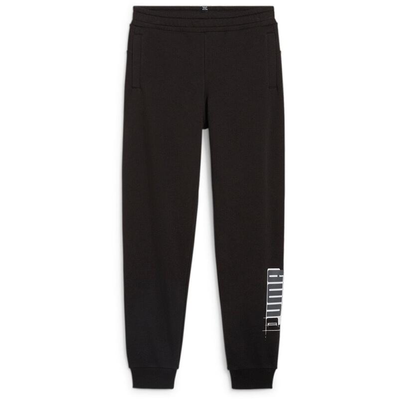 Pantaloni copii Puma Ess Logo Lab Sweatpants Tr Cl B, Negru