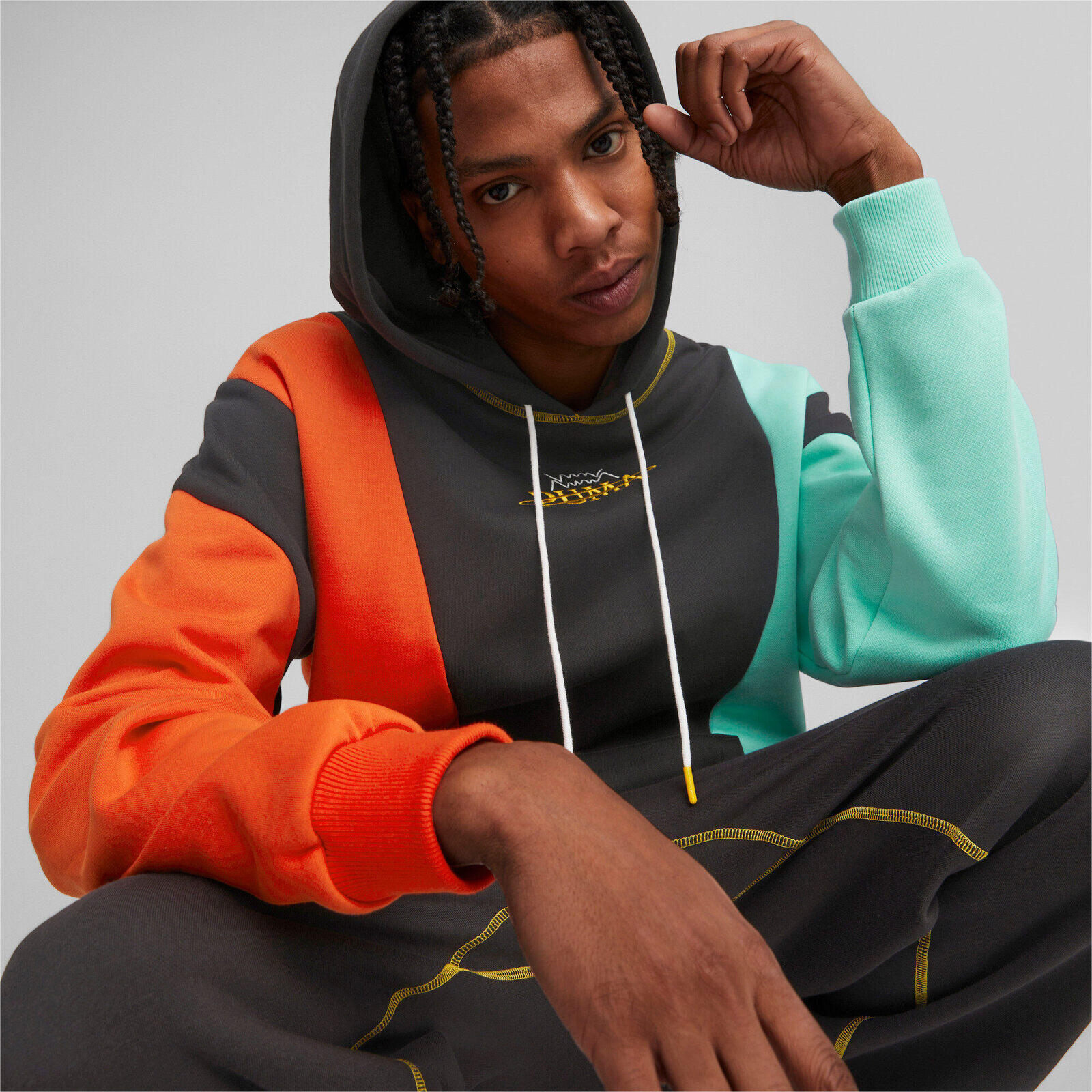 Hoodie Puma In The Paint Pullover, Multicolorido, Homens 5/5