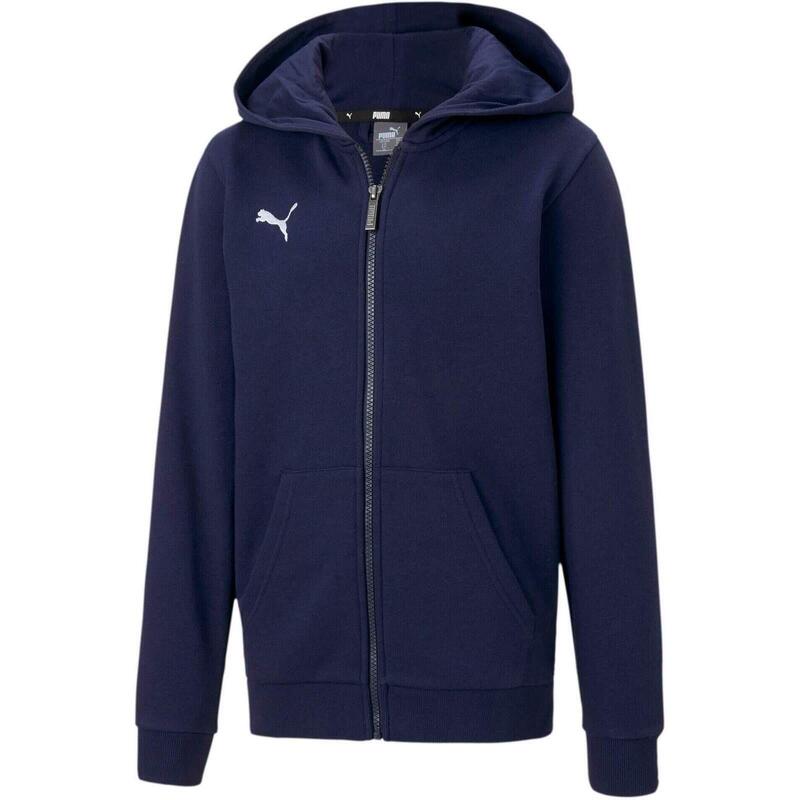 Hanorac copii Puma Teamgoal 23 Casuals Hooded Jacket Jr, Albastru