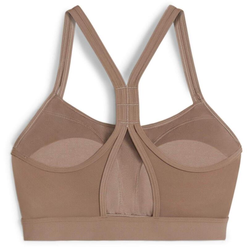 Bustiera femei Puma 4keeps Ultrabare Strappy Bra, Maro