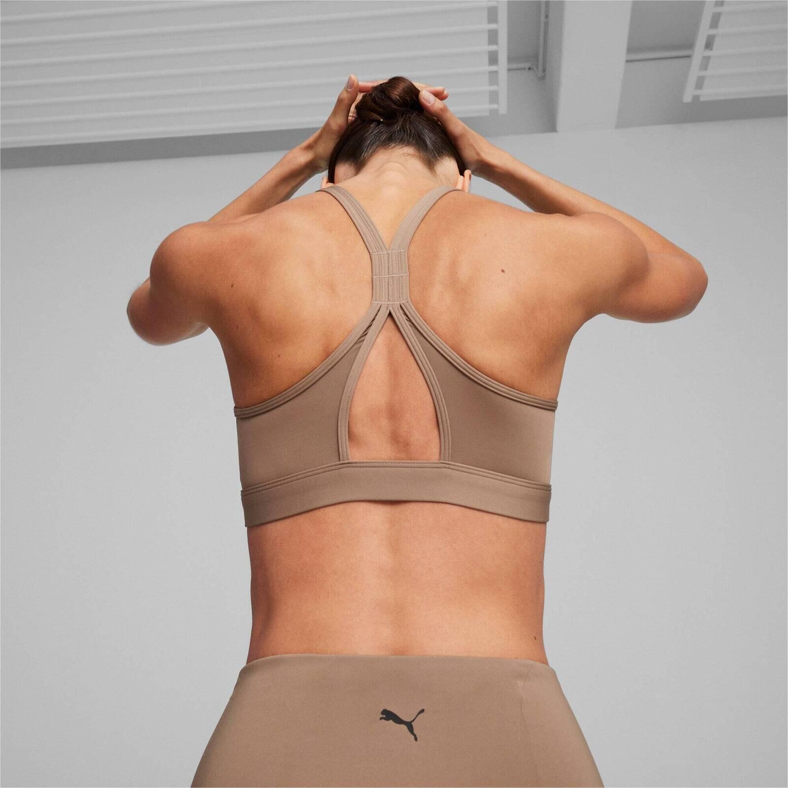 Reggiseno Puma 4keeps Ultrabare Strappy Bra, Marrone, Donne 2/5