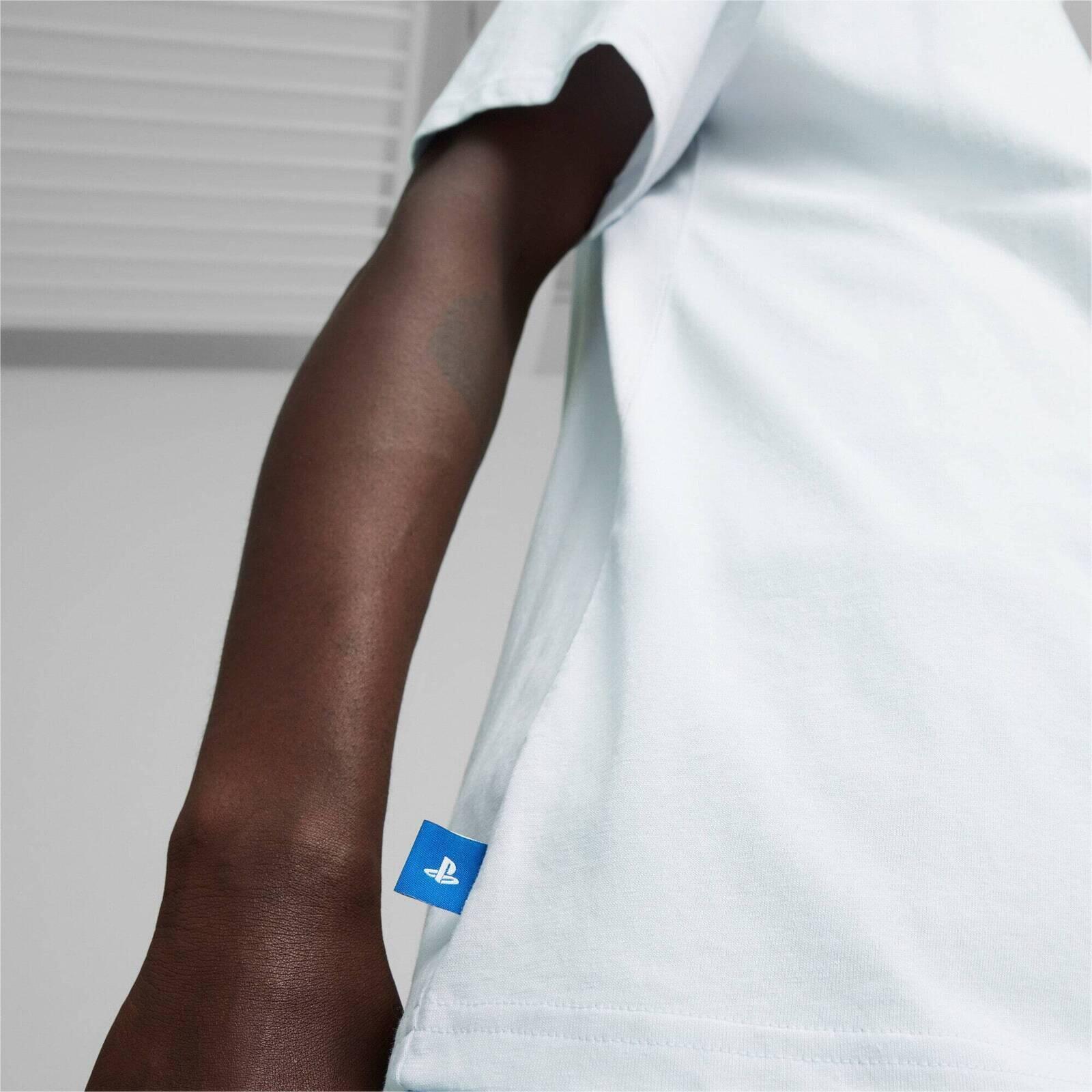 Maglietta Puma X Playstation Elevated Tee, Bianca, Uomini 5/5