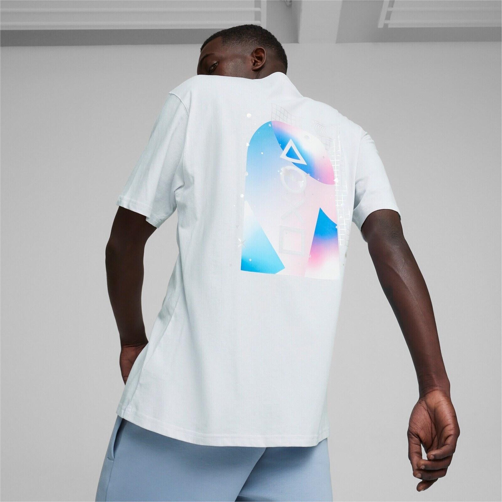 Maglietta Puma X Playstation Elevated Tee, Bianca, Uomini 2/5