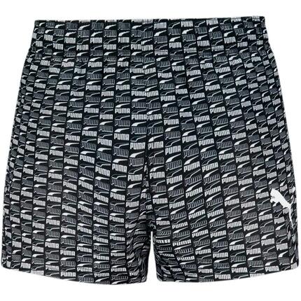 Shorts Puma Swim Men Logo Print Short, Noir, Hommes
