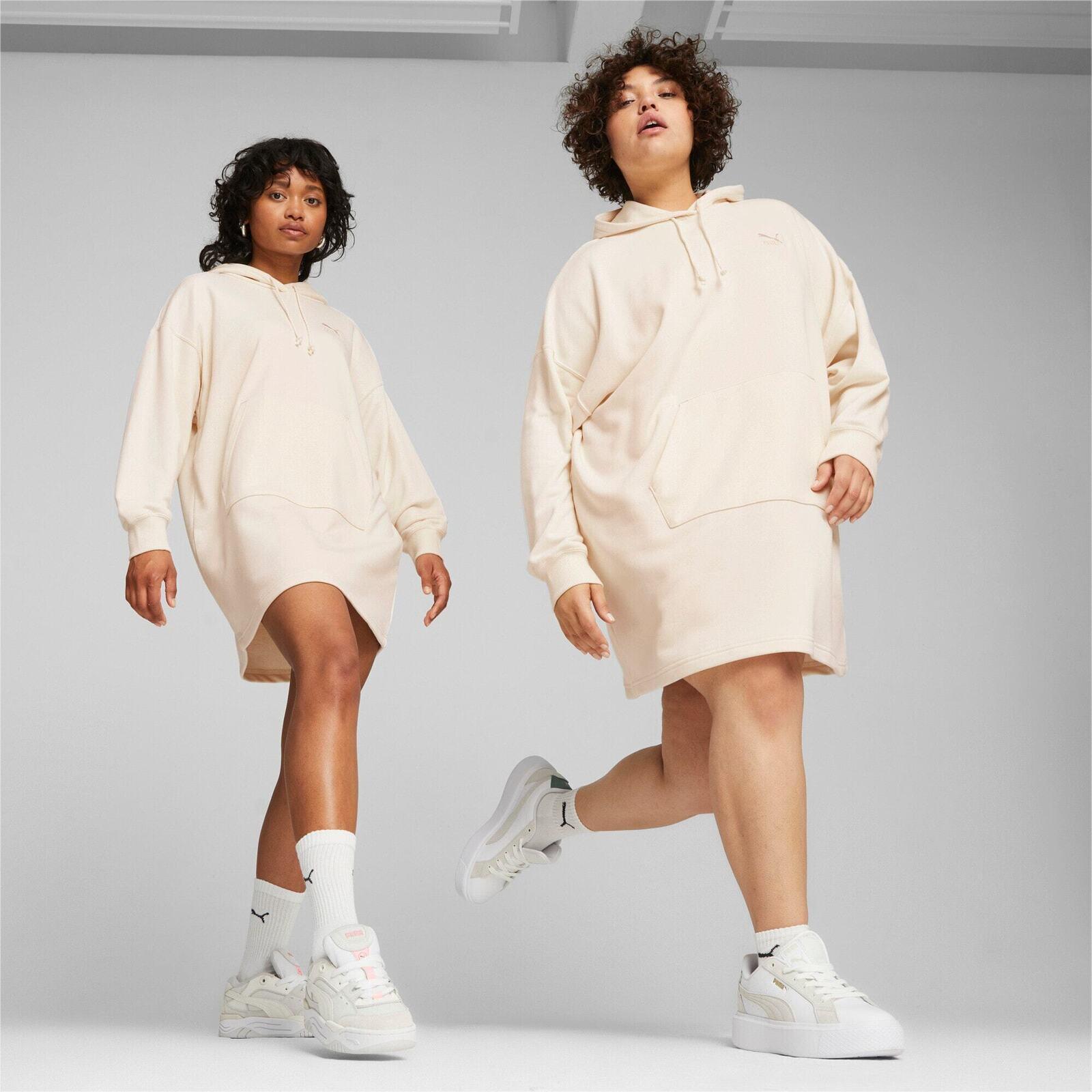 Robe Puma Classics Hooded, Beige, Femmes 4/5