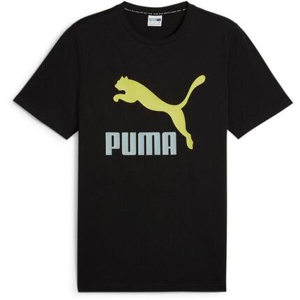 Camiseta Puma Classics Logo Tee S, Negro, Hombre