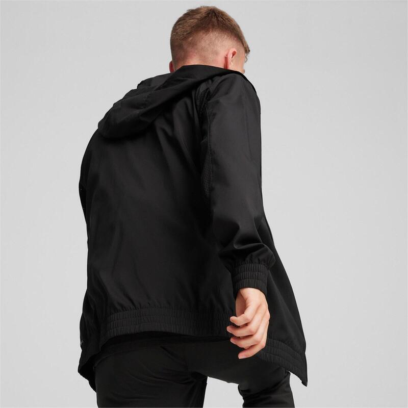 Jacheta barbati Puma Fit Woven Full Zip Jacket, Negru