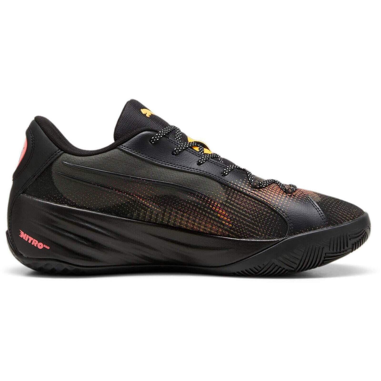 Baskets Puma All-pro Nitro Fire Glow, Noir, Hommes 4/5