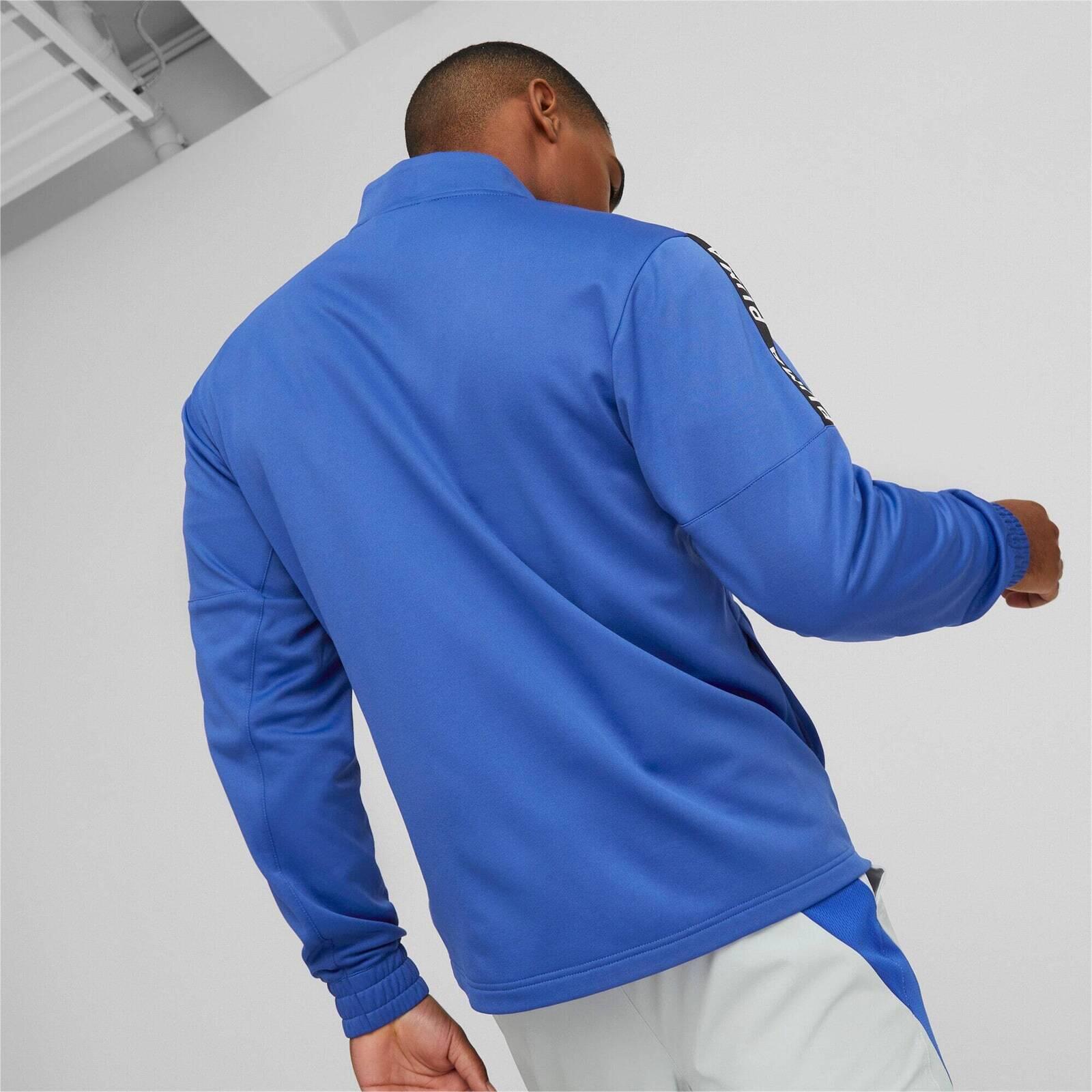 Giacca Puma Fit Lightweight Powrfleece Full Zip, Blu, Uomini 2/5